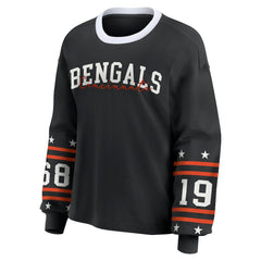 Cincinnati Bengals WEAR by Erin Andrews Women's Sport Long-Sleeve T-Shirt