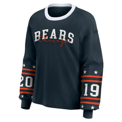 Chicago Bears WEAR by Erin Andrews Women's Plus Size Sport Long-Sleeve T-Shirt