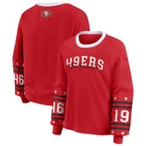 San Francisco 49ers WEAR by Erin Andrews Women's Plus Size Sport Long-Sleeve T-Shirt