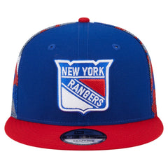 New York Rangers New Era Camo Meshback 9FIFTY Snapback Hat Sale
