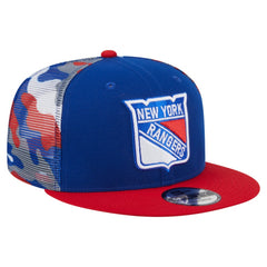 New York Rangers New Era Camo Meshback 9FIFTY Snapback Hat Sale