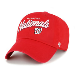 Washington Nationals '47 Women's Ariana Clean Up Adjustable Hat | MLB Near me