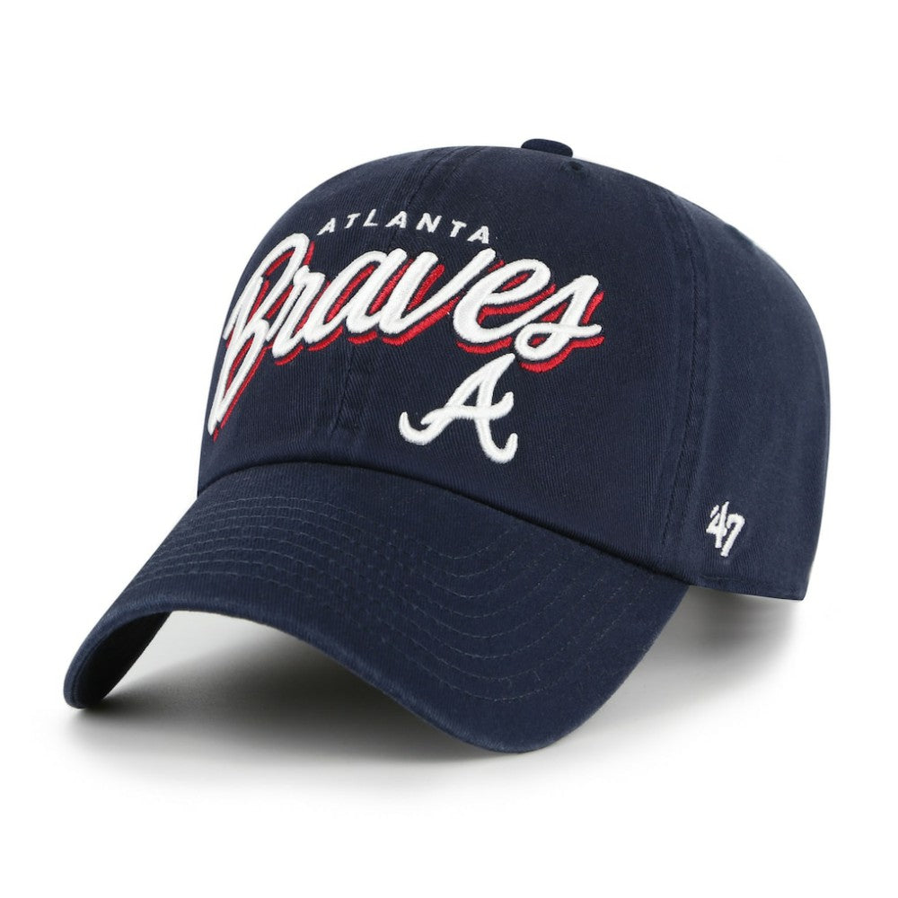 Atlanta Braves '47 Women's Ariana Clean Up Adjustable Hat | MLB Shop