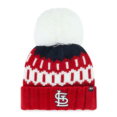 St. Louis Cardinals '47 Women's Felicity Cuffed Knit Hat with Pom | MLB Sale