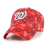 Washington Nationals '47 Girls Youth Mural Clean Up Adjustable Hat | MLB On Sale