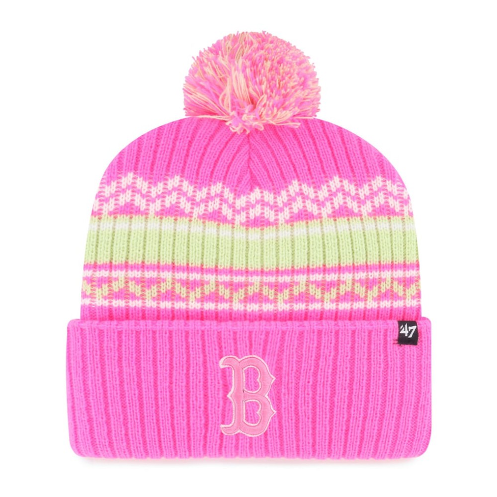 Boston Red Sox '47 Youth Polar Vortex Cuffed Knit Hat with Pom | MLB New