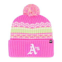 Athletics '47 Youth Polar Vortex Cuffed Knit Hat with Pom | MLB On Sale