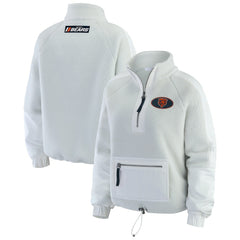 Chicago Bears WEAR by Erin Andrews Women's Polar Fleece Half-Zip Jacket