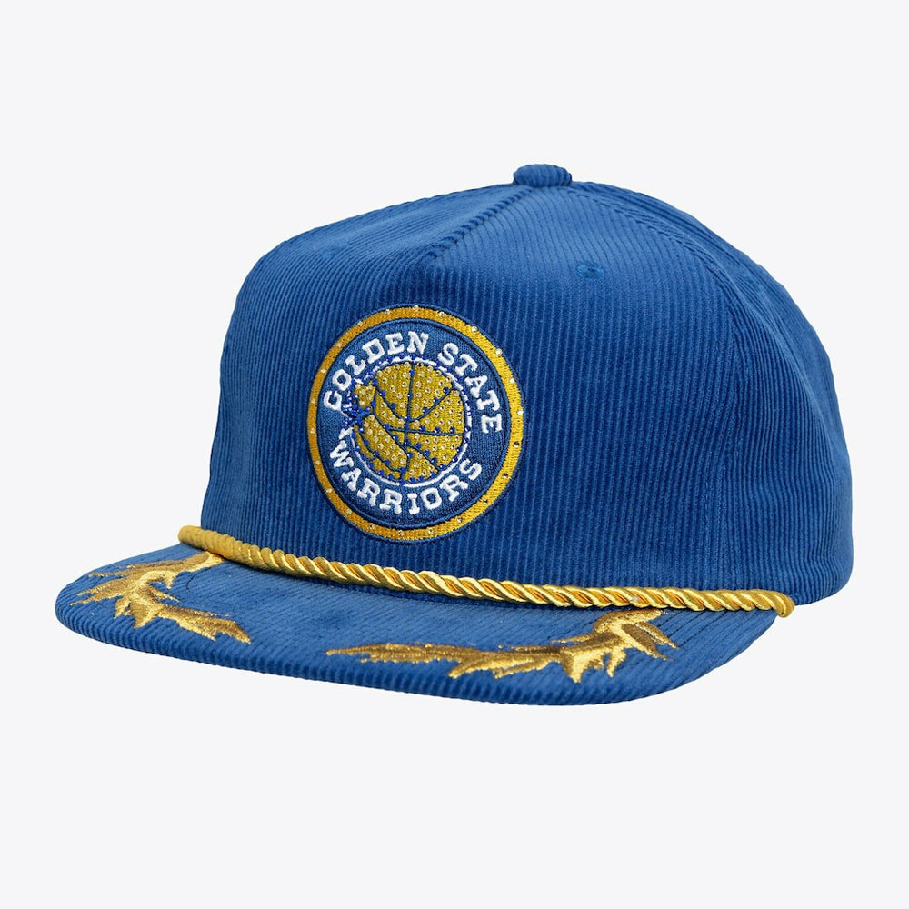 Golden State Warriors x DANNIJO Women's Deadstock Cord Snapback Hat sale On Sale