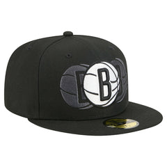 Brooklyn Nets Tri-Hit 59Fifty Fitted Hat Discount