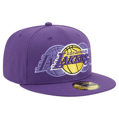 Los Angeles Lakers Tri-Hit 59Fifty Fitted Hat Discount