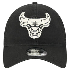 Chicago Bulls Stamp Fabric Applique 9TWENTY Adjustable Hat New