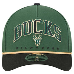 Milwaukee Bucks Bold Arch COOLERA 9FORTY A-Frame M-Crown Adjustable Hat Online