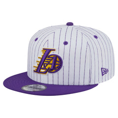Los Angeles Lakers Deceptor Pinstripe 9FIFTY Snapback Hat For Sale