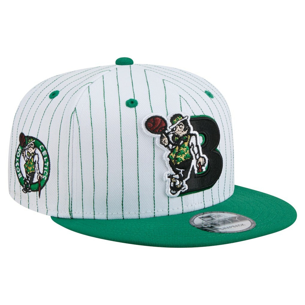 Boston Celtics Deceptor Pinstripe 9FIFTY Snapback Hat Online