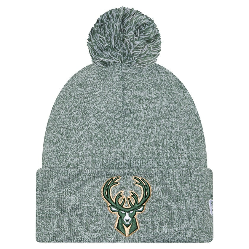 Milwaukee Bucks Marled Cuffed Knit Hat with Pom Online