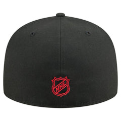Chicago Blackhawks New Era Oversized Vintage Arch 59Fifty Fitted Hat Discount