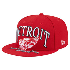 Detroit Red Wings New Era Oversized Vintage Arch 59Fifty Fitted Hat Discount