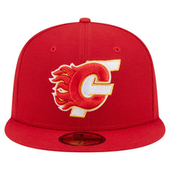 Calgary Flames New Era Deceptor 59FIFTY Fitted Hat Sale
