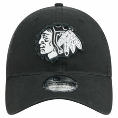 Chicago Blackhawks New Era Stamp Fabric Applique 9TWENTY Adjustable Hat Discount