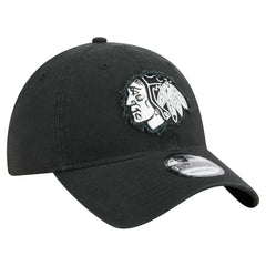 Chicago Blackhawks New Era Stamp Fabric Applique 9TWENTY Adjustable Hat Discount