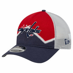 Washington Capitals New Era Hockey Sock 9FORTY A-Frame M-Crown Adjustable Trucker Hat Online