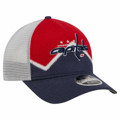 Washington Capitals New Era Hockey Sock 9FORTY A-Frame M-Crown Adjustable Trucker Hat Online