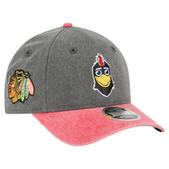 Chicago Blackhawks New Era Mascot 2-Tone 9FORTY Adjustable Hat Sale