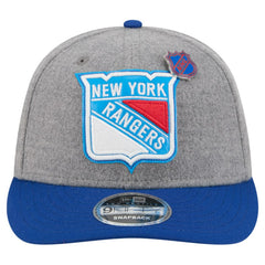 New York Rangers New Era Wool Pin Low Profile 9FIFTY Snapback Hat Online