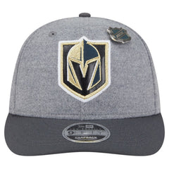 Vegas Golden Knights New Era Wool Pin Low Profile 9FIFTY Snapback Hat On Sale