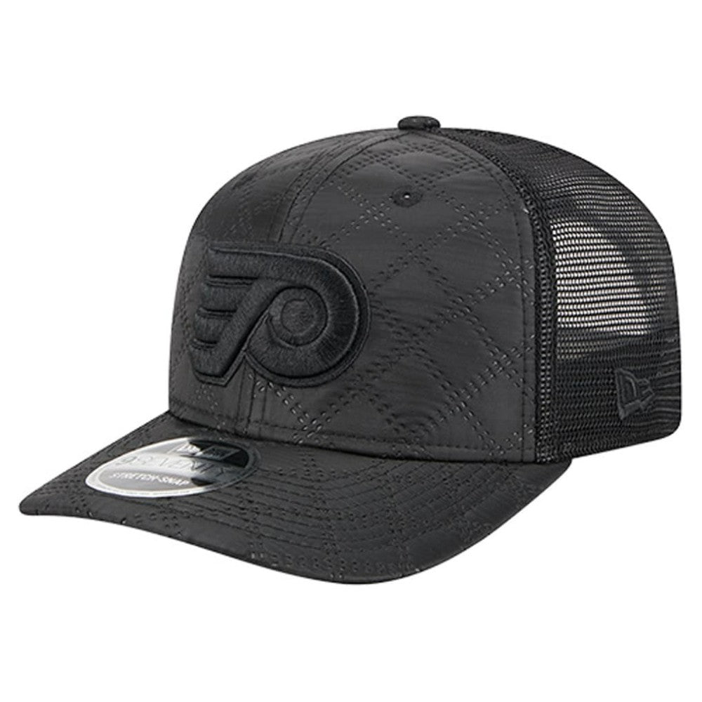 Philadelphia Flyers New Era Quilted Nylon 9SEVENTY Adjustable Trucker Hat Outlet