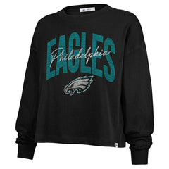 Philadelphia Eagles 47 brand '47 Women's Plus Size Muse Sydney Long Sleeve T-Shirt