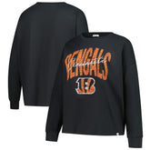 Cincinnati Bengals 47 brand '47 Women's Plus Size Muse Sydney Long Sleeve T-Shirt