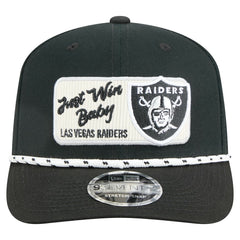 Las Vegas Raiders New Era Chant 9SEVENTY Stretch-Snap Hat