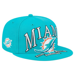 Miami Dolphins New Era Oversized 59FIFTY Fitted Hat