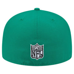 Philadelphia Eagles New Era Throwback Oversized 59FIFTY Fitted Hat