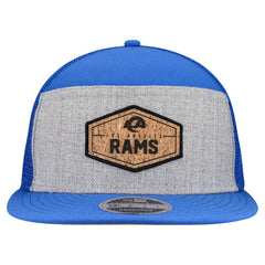 Los Angeles Rams New Era Cork Split Panel 9FIFTY Trucker Snapback Hat