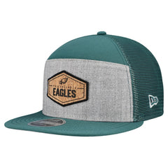 Philadelphia Eagles New Era Cork Split Panel 9FIFTY Trucker Snapback Hat