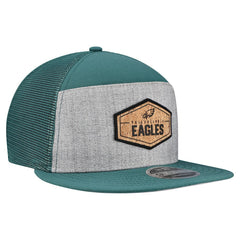 Philadelphia Eagles New Era Cork Split Panel 9FIFTY Trucker Snapback Hat