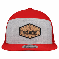 Tampa Bay Buccaneers New Era Cork Split Panel 9FIFTY Trucker Snapback Hat