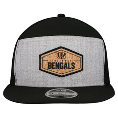 Cincinnati Bengals New Era Cork Split Panel 9FIFTY Trucker Snapback Hat