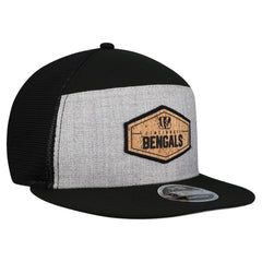 Cincinnati Bengals New Era Cork Split Panel 9FIFTY Trucker Snapback Hat