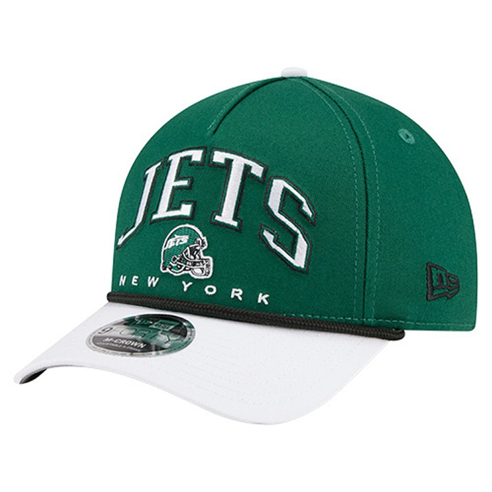 New York Jets New Era Arch COOLERA 9FORTY A-Frame M-Crown Adjustable Hat