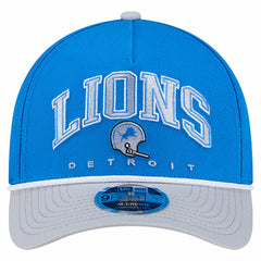 Detroit Lions New Era Throwback Arch COOLERA 9FORTY A-Frame M-Crown Adjustable Hat
