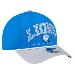 Detroit Lions New Era Throwback Arch COOLERA 9FORTY A-Frame M-Crown Adjustable Hat