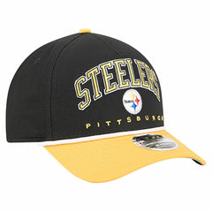 Pittsburgh Steelers New Era Arch COOLERA 9FORTY A-Frame M-Crown Adjustable Hat