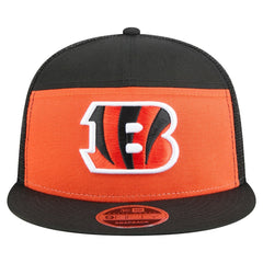 Cincinnati Bengals New Era Outdoor Split Panel 9FIFTY Snapback Hat