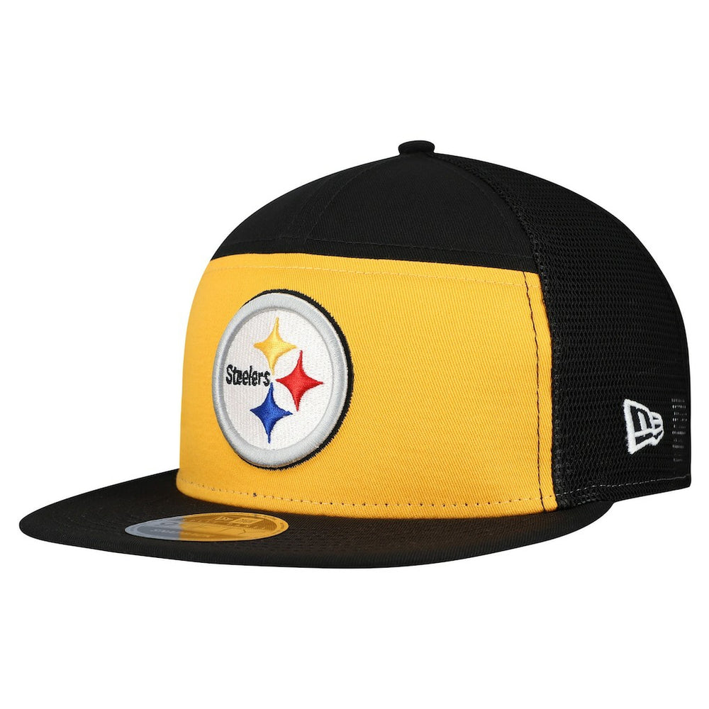 Pittsburgh Steelers New Era Outdoor Split Panel 9FIFTY Snapback Hat