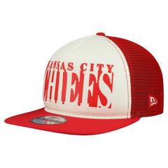 Kansas City Chiefs New Era Cutout A-Frame 9FIFTY Snapback Hat