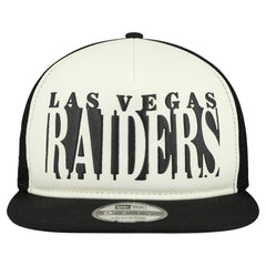 Las Vegas Raiders New Era Cutout A-Frame 9FIFTY Snapback Hat
